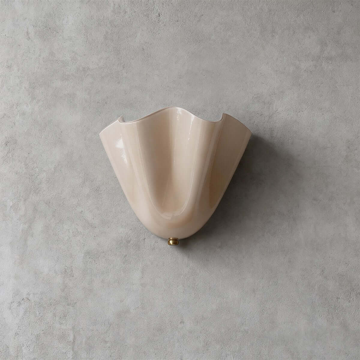 Aplique de pared de vidrio Draped