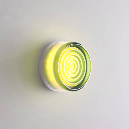 Aplique de pared redondo de colores