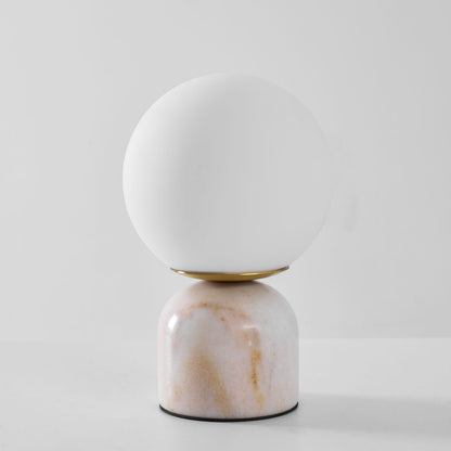 Lámpara de mesa minimalista de mármol Ulvane
