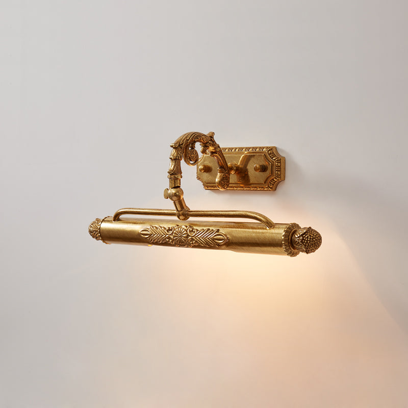 Aplique de pared de latón ornamentado para cuadros