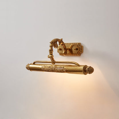 Aplique de pared de latón ornamentado para cuadros