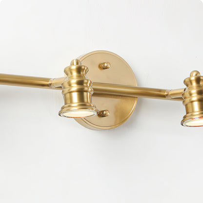 Lámpara de pared tipo foco lineal de latón