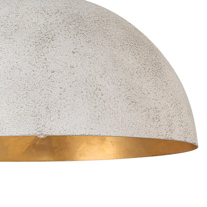 Lámpara colgante de techo Domarra Industrial Metal Gold-Leaf