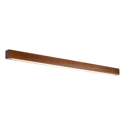 Aplique lineal de madera delgado