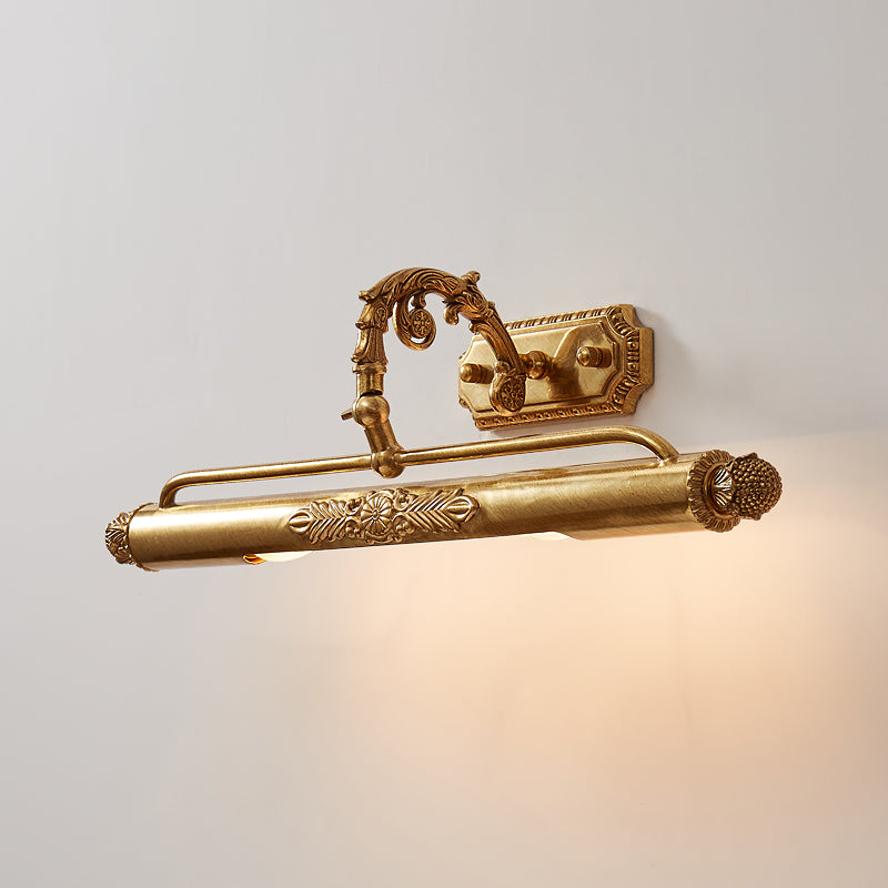 Aplique de pared de latón ornamentado para cuadros