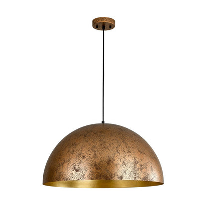 Lámpara colgante de techo Domarra Industrial Metal Gold-Leaf