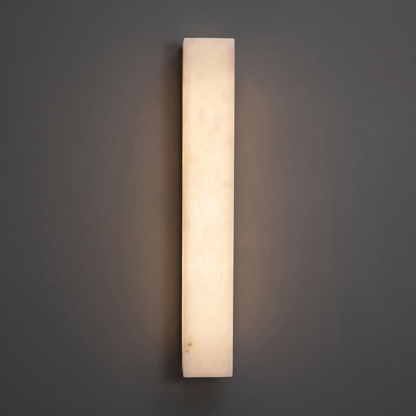 Aplique de pared escultórico de alabastro