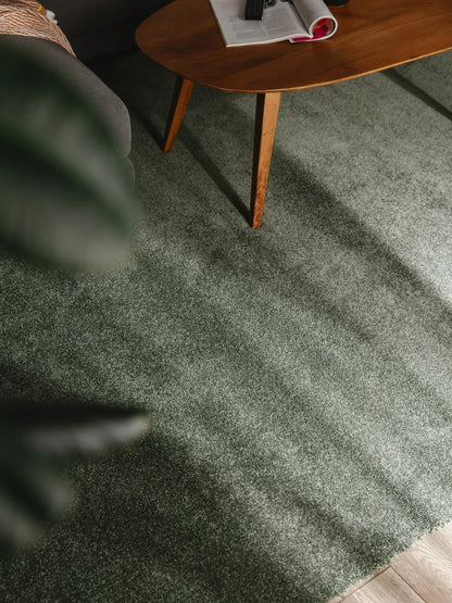 Alfombra moderna lavable de pelo alto