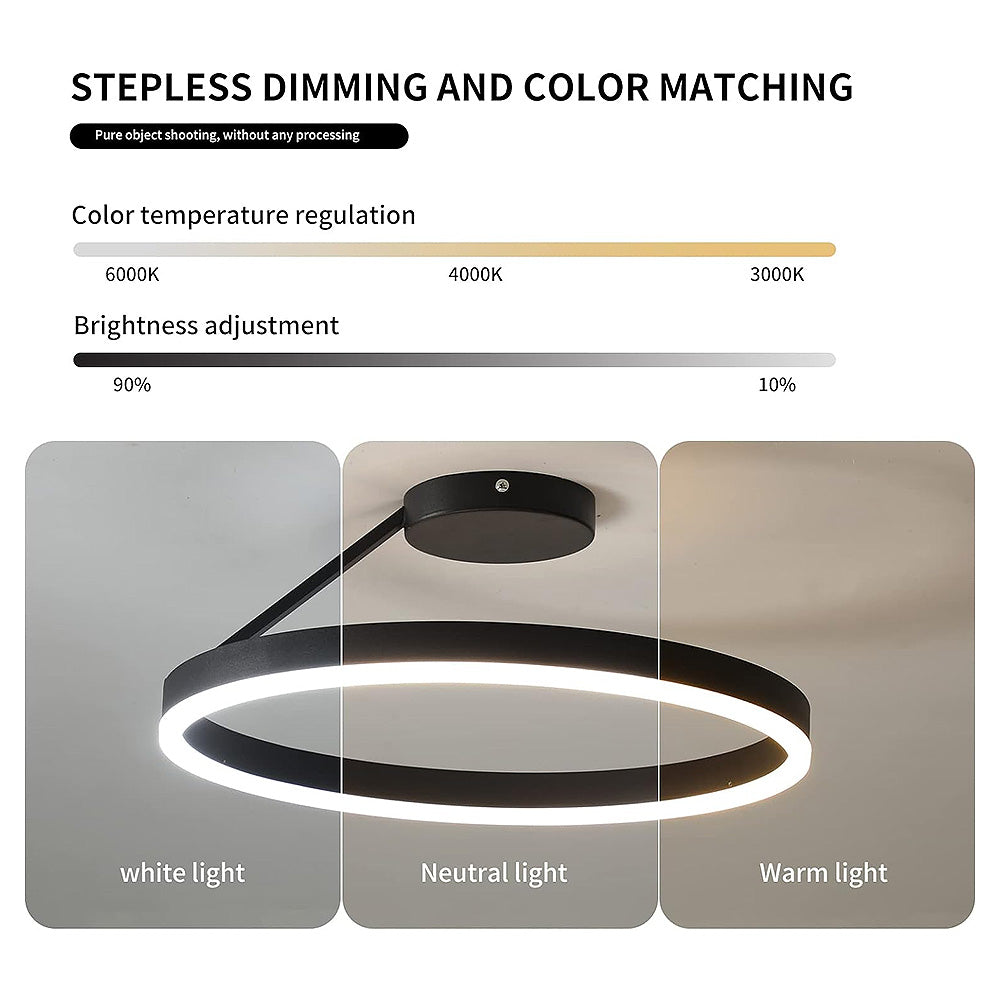 Lámpara de Techo Nórdica Delgada