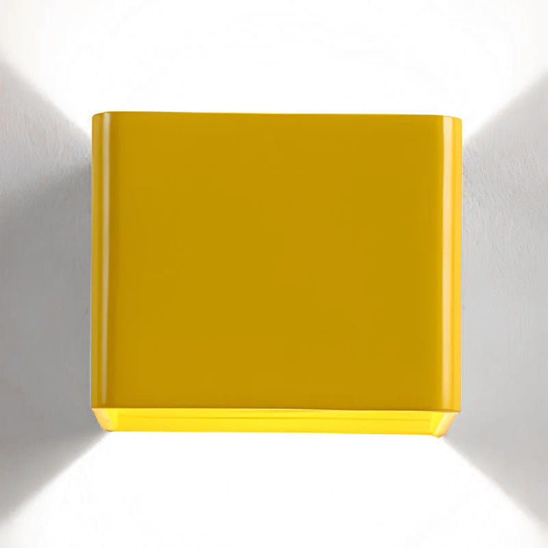 Luz de pared en forma de cubo