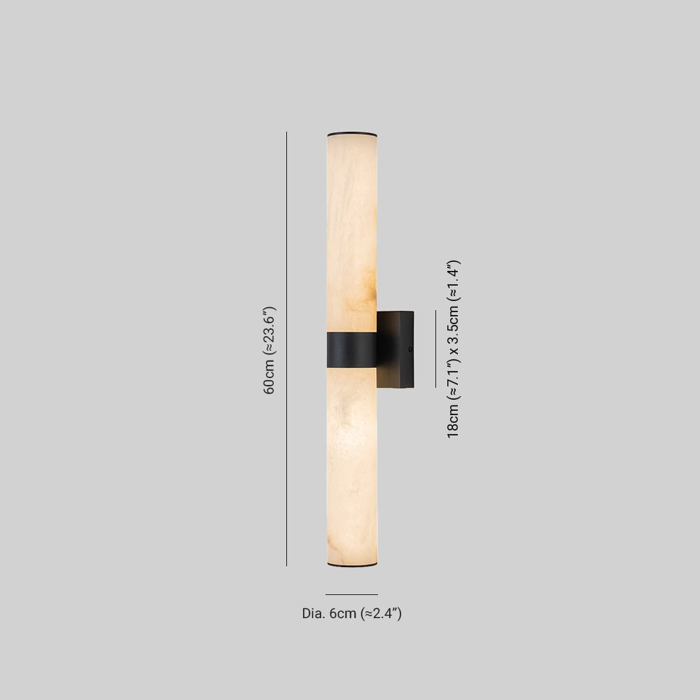 Lámpara de pared LED de alabastro moderna