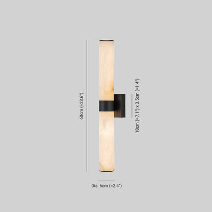 Lámpara de pared LED de alabastro moderna