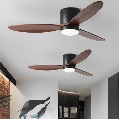 Luz de ventilador de techo LED moderna de perfil bajo