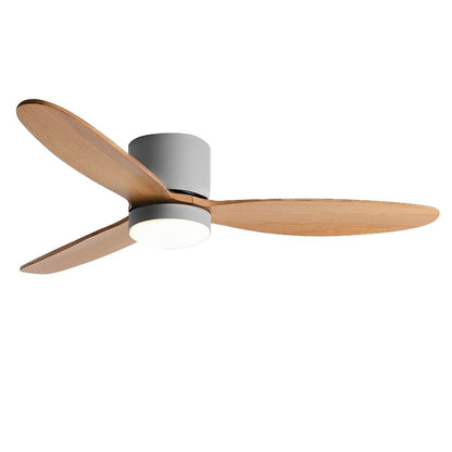 Luz de ventilador de techo LED moderna de perfil bajo