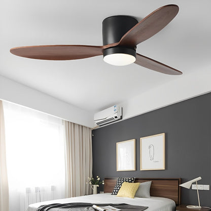 Luz de ventilador de techo LED moderna de perfil bajo