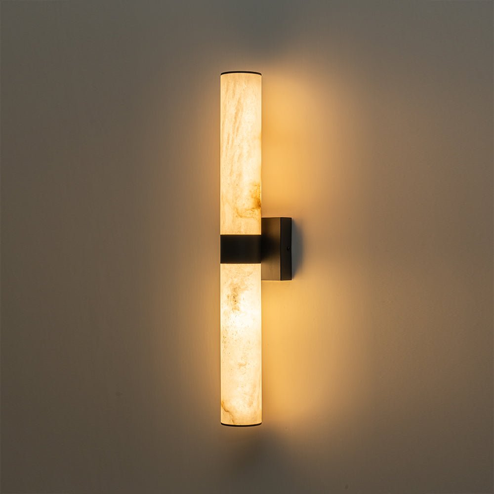 Lámpara de pared LED de alabastro moderna