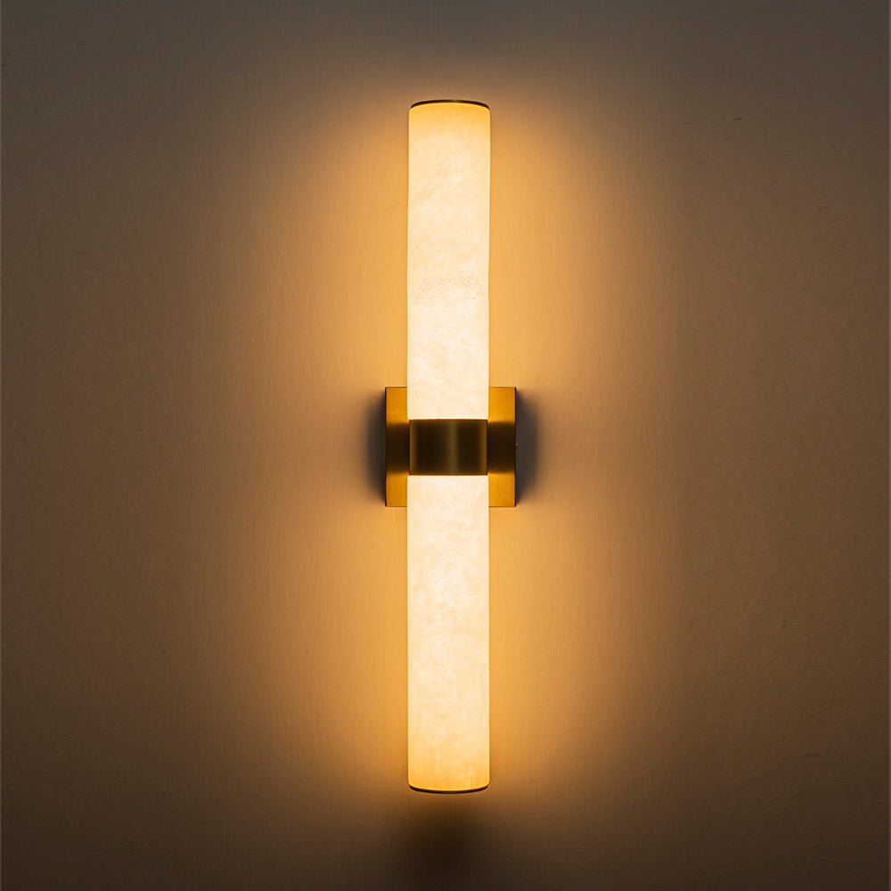 Lámpara de pared LED de alabastro moderna