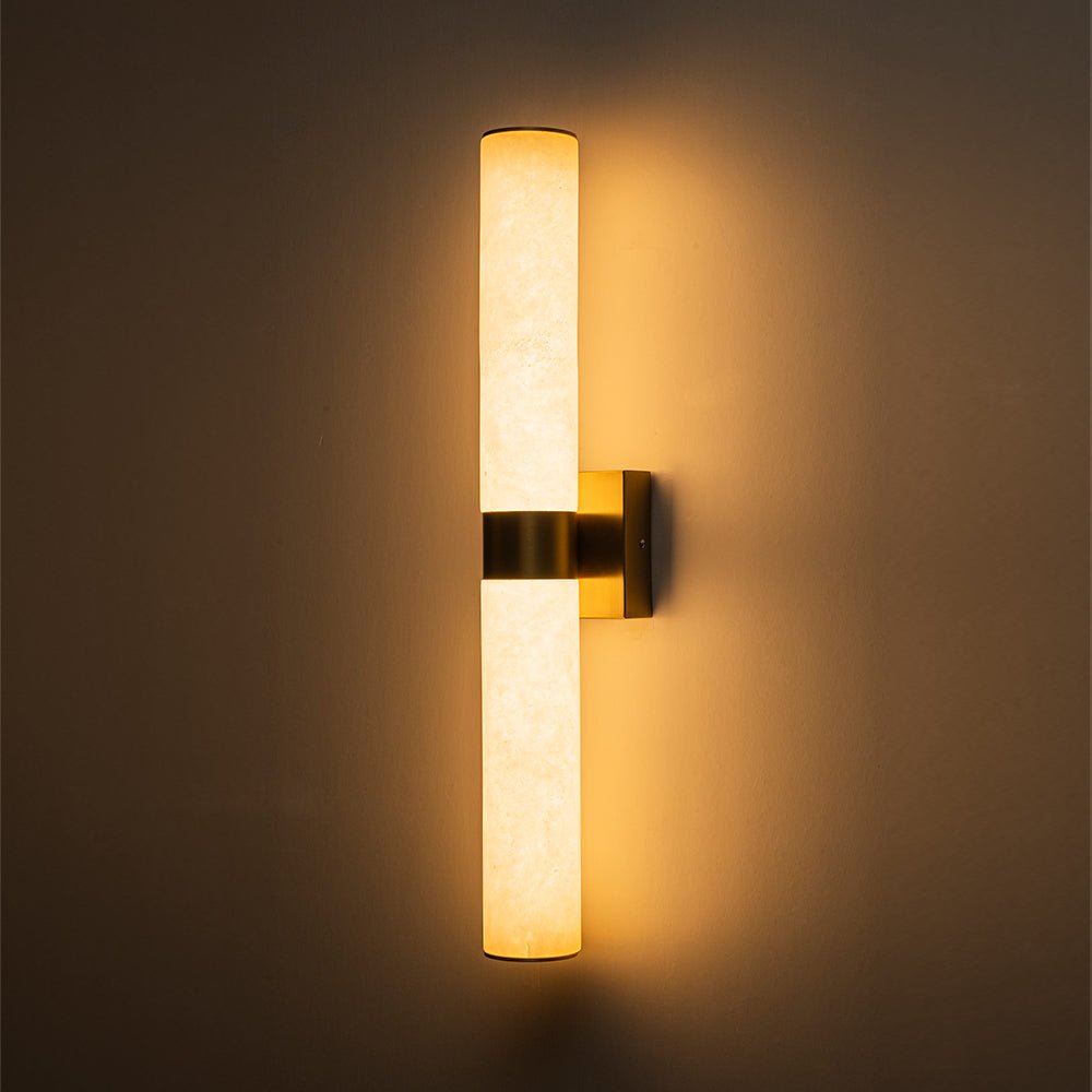 Lámpara de pared LED de alabastro moderna