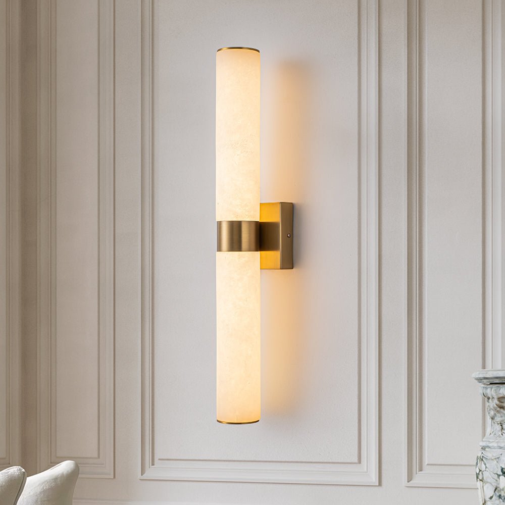 Lámpara de pared LED de alabastro moderna