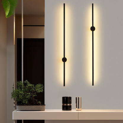Diseño moderno de luz de pared lineal