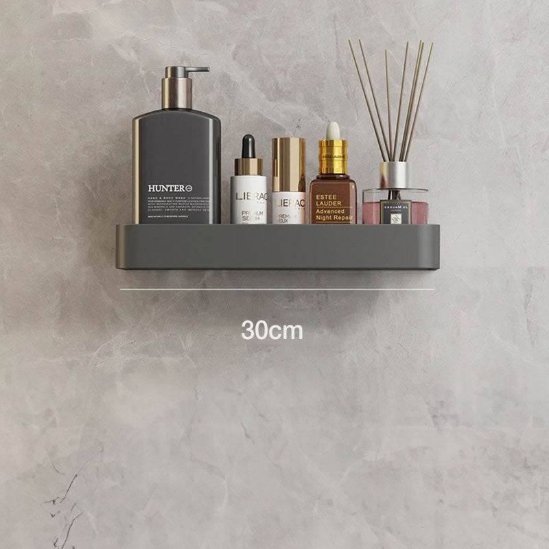 Estante moderno gris para baño