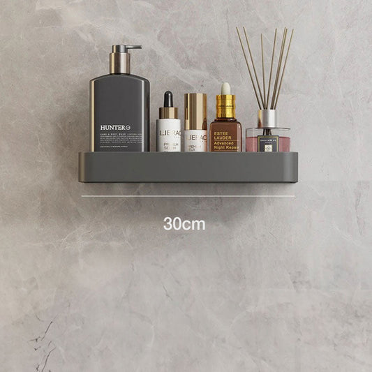 Estante moderno gris para baño