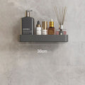 Estante moderno gris para baño