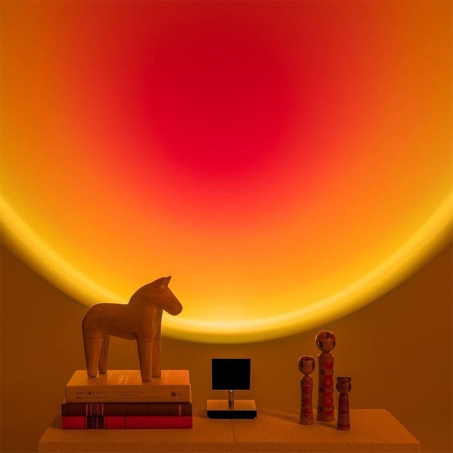 SunsetGlow Retro Tischlampe-Aster Selection