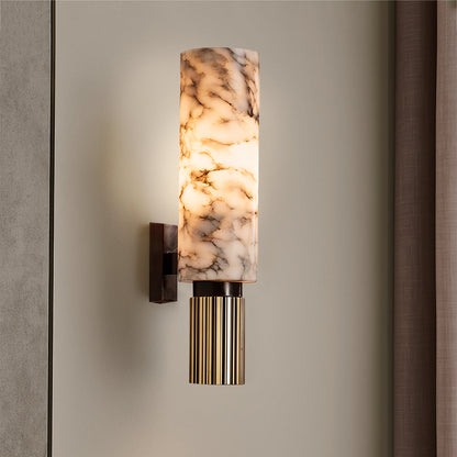 Lámpara de pared elegante de mármol