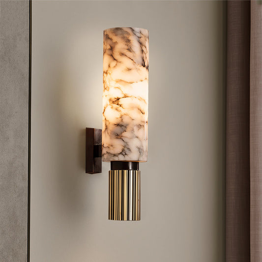 Lámpara de pared elegante de mármol