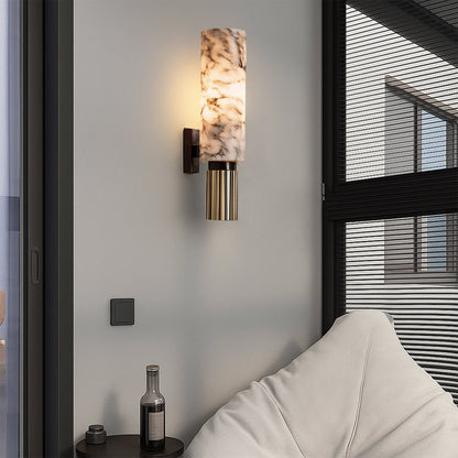 Lámpara de pared elegante de mármol
