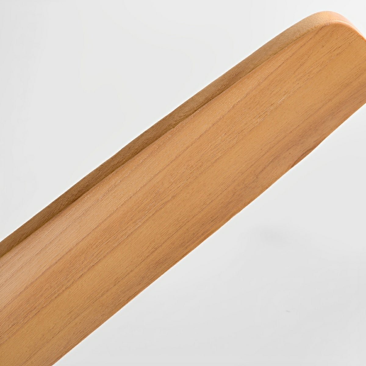 Luz de ventilador de techo LED con acabado en madera moderna