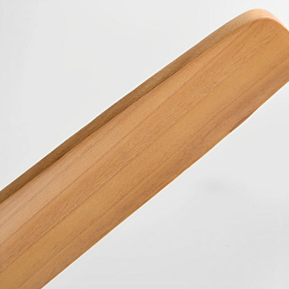 Luz de ventilador de techo LED con acabado en madera moderna