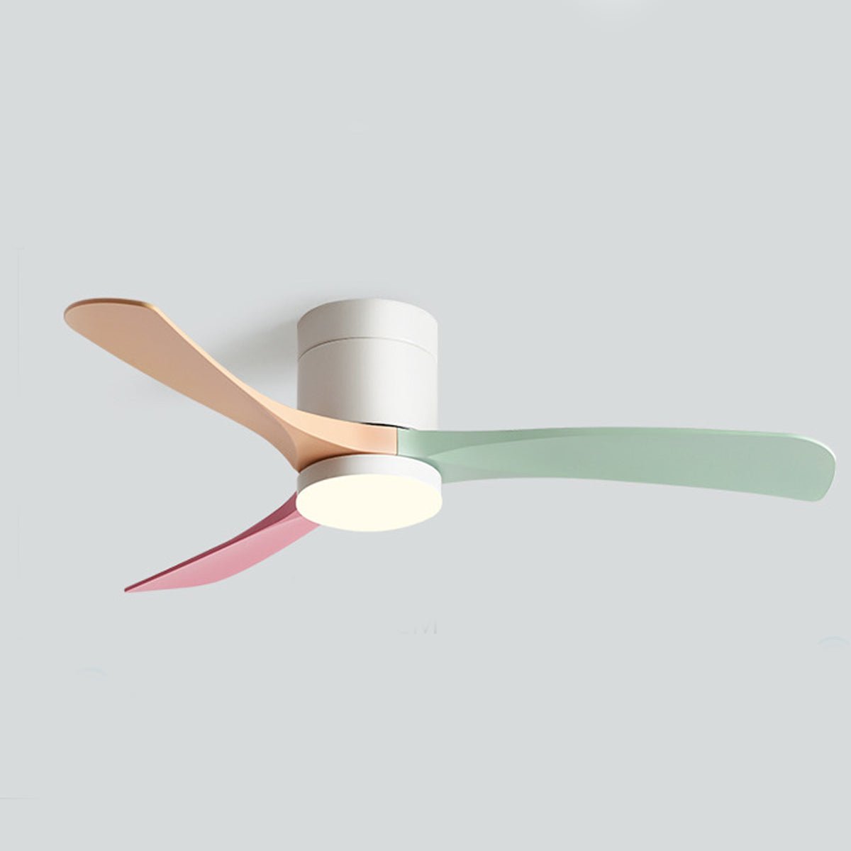 Luz de ventilador de techo LED nórdico moderno