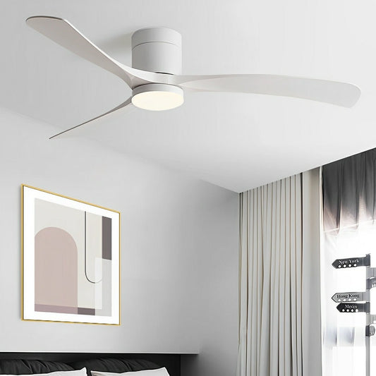 Luz de ventilador de techo LED nórdico moderno