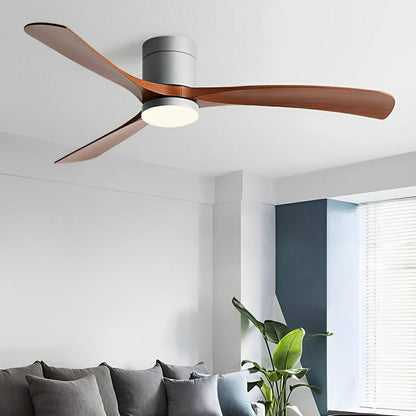 Luz de ventilador de techo LED nórdico moderno