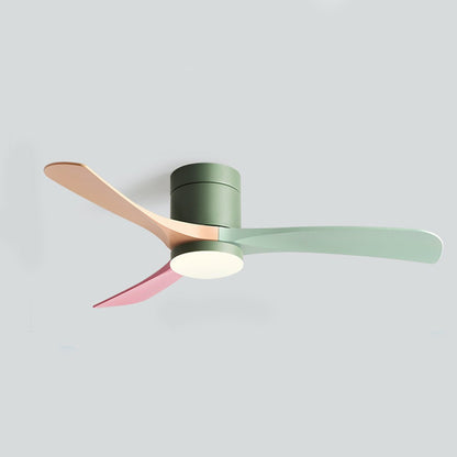 Luz de ventilador de techo LED nórdico moderno