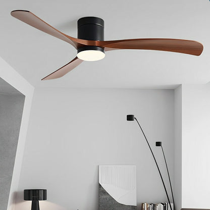 Luz de ventilador de techo LED nórdico moderno