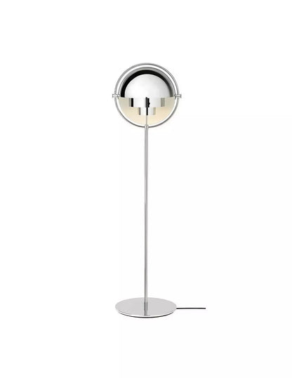 Lámpara de pie escultórica con múltiples luces