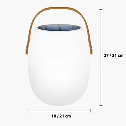 Luz solar portátil para patio