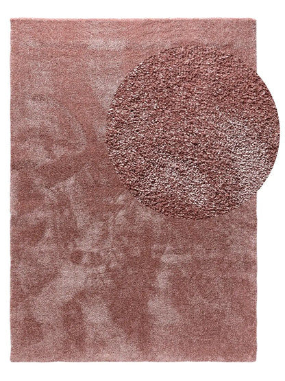 Alfombra moderna lavable de pelo alto