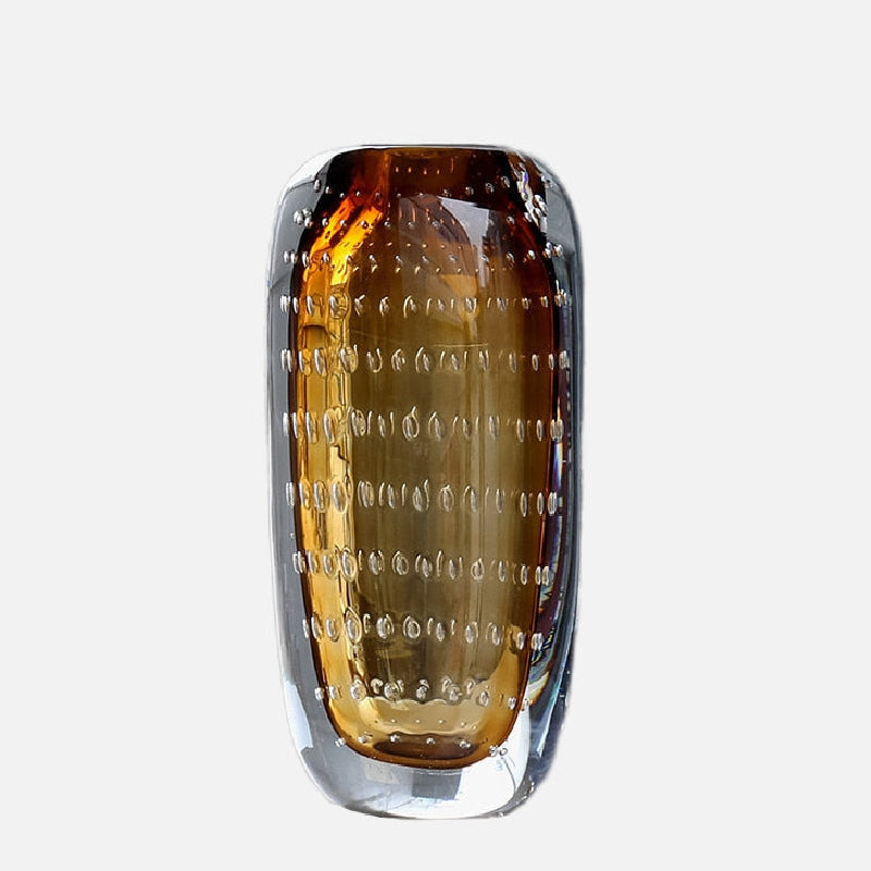 Jarrón de Vidrio Elegante – Arte y Artesanía Atemporales