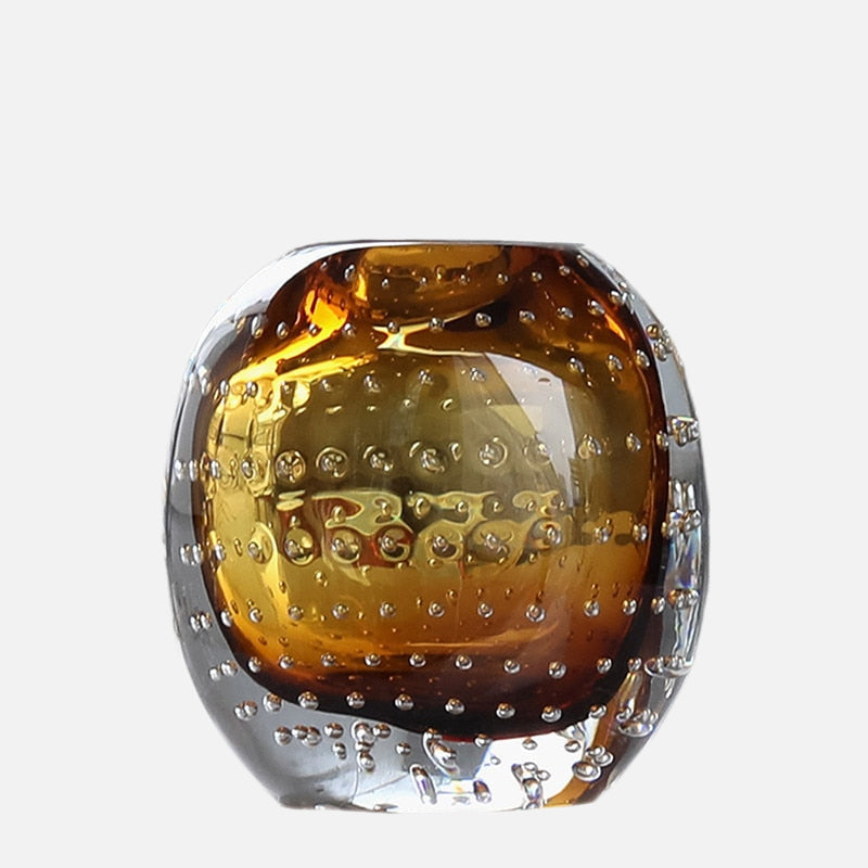 Jarrón de Vidrio Elegante – Arte y Artesanía Atemporales