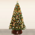 Árbol de Navidad artificial Canelle de estilo nórdico y aspecto de algodón